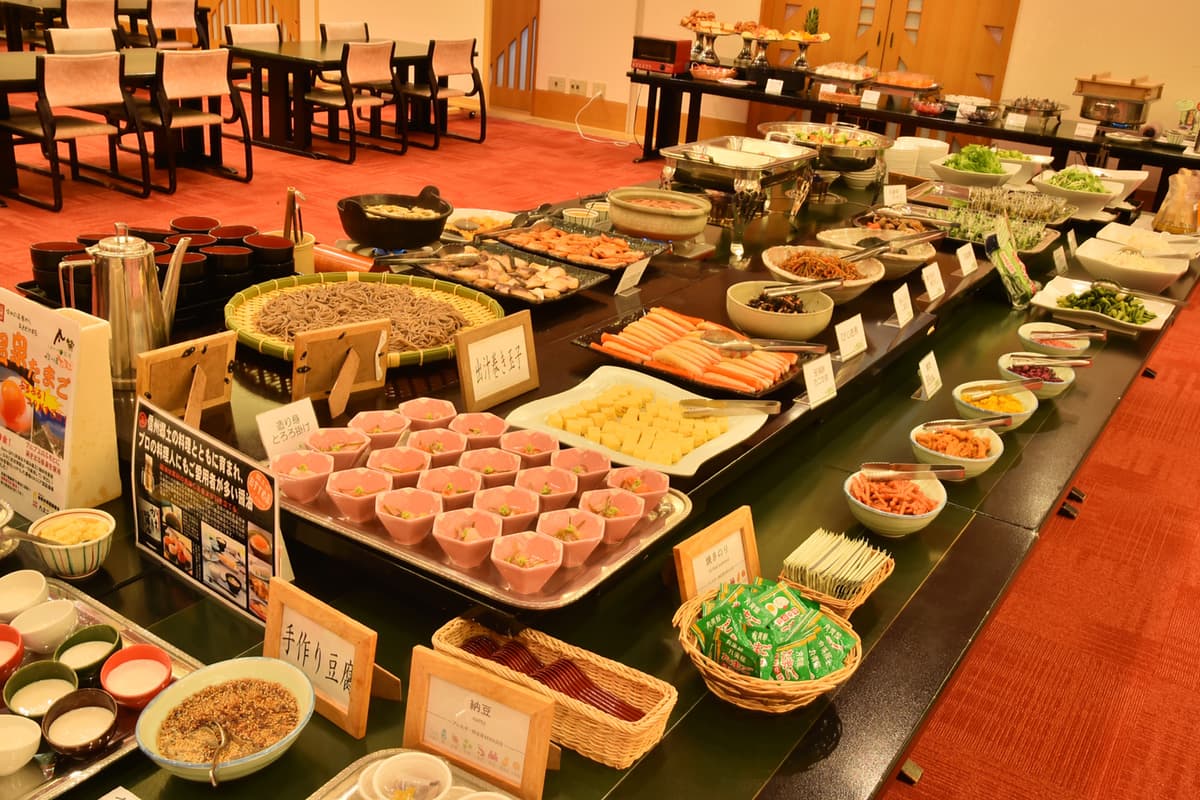 朝食バイキング