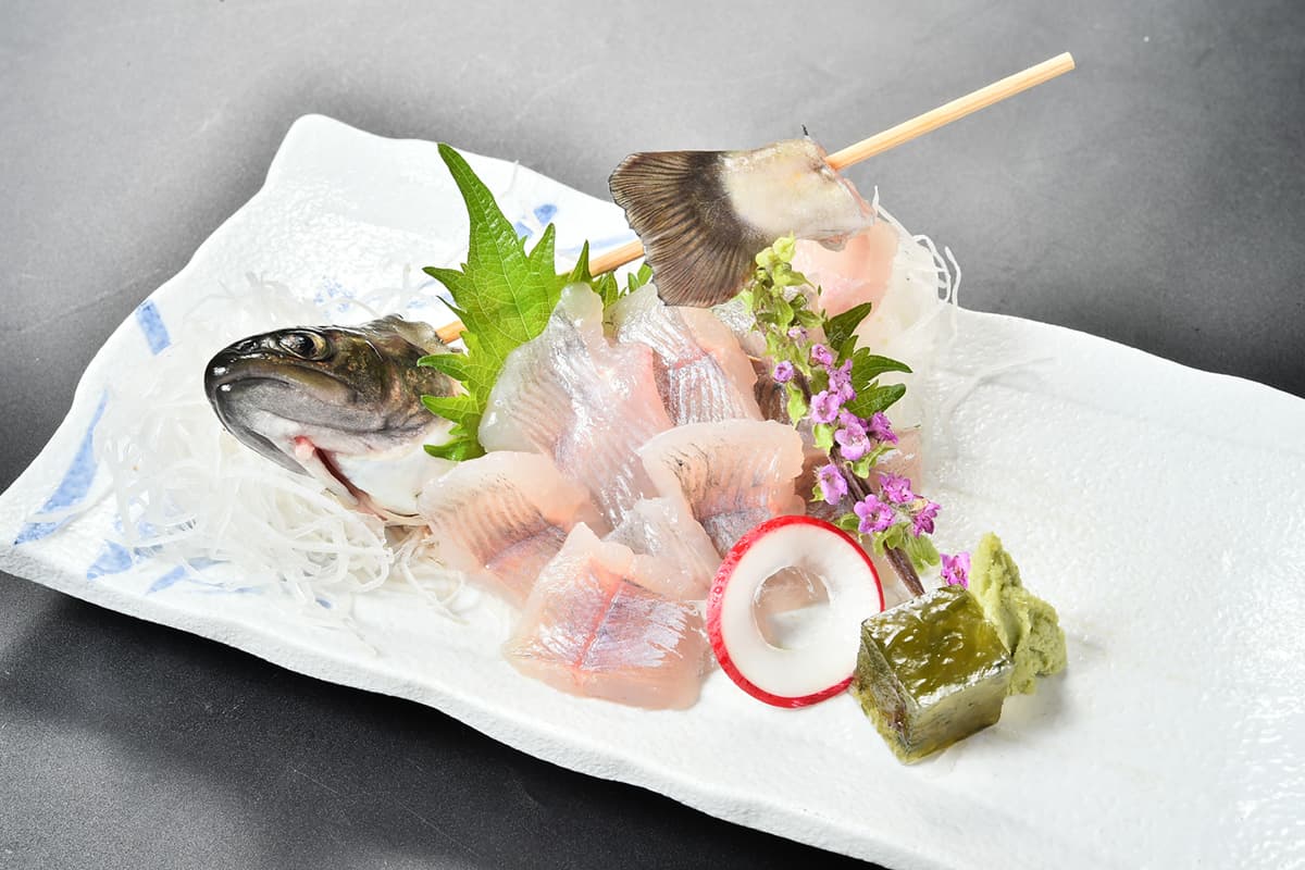 岩魚のお造り